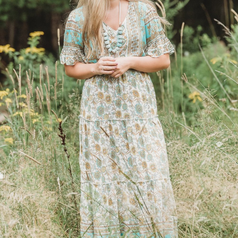 Penny boho maxi dress